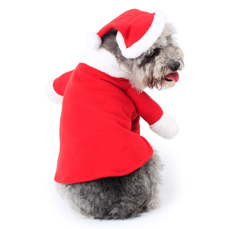Pet Christmas Santa Costume