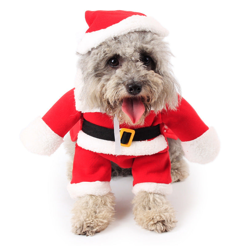 Pet Christmas Santa Costume