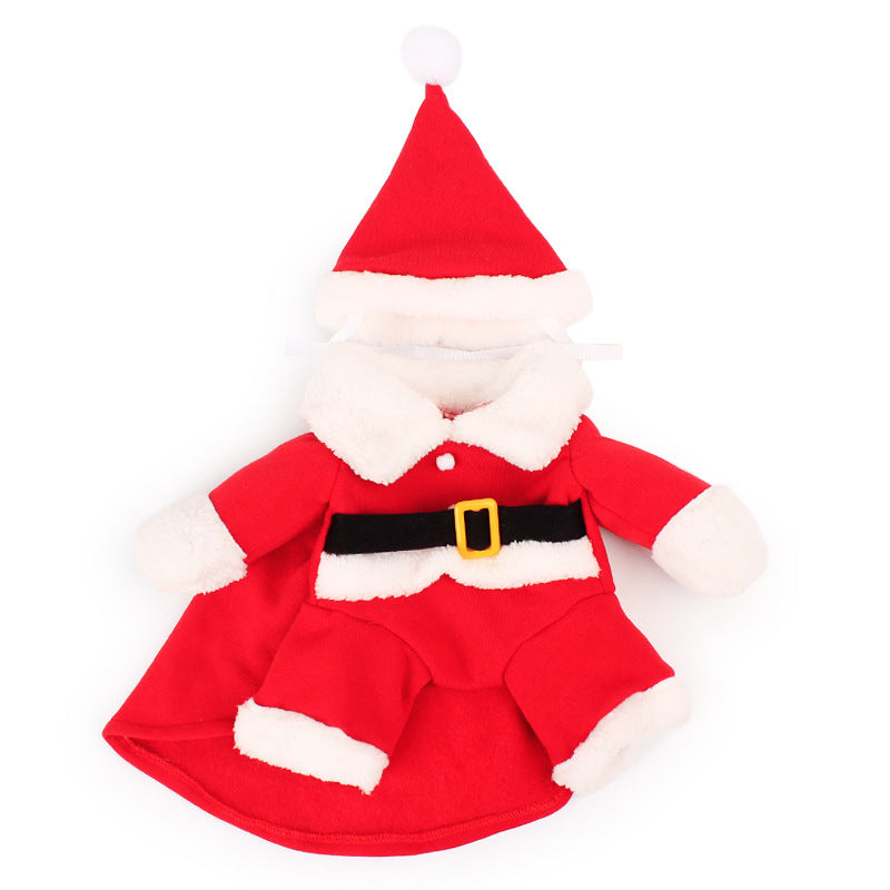 Pet Christmas Santa Costume