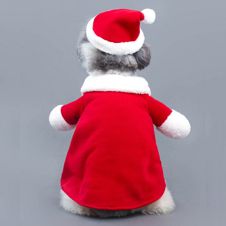 Pet Christmas Santa Costume