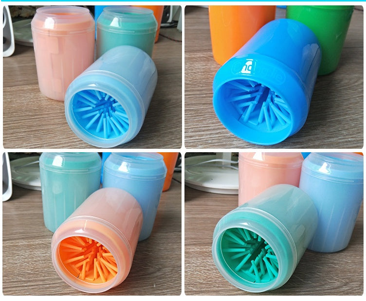 F&F Paw Cleaner: Automatic Washing Brush Pot For Pets