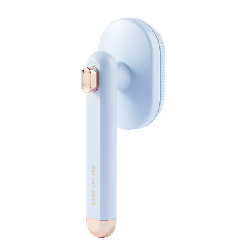 Pet Hair Brush For Cats & Dogs | Sensitive Self Cleaning Comb Bristles | Shedding Hair Removal Grooming Brush Supplies