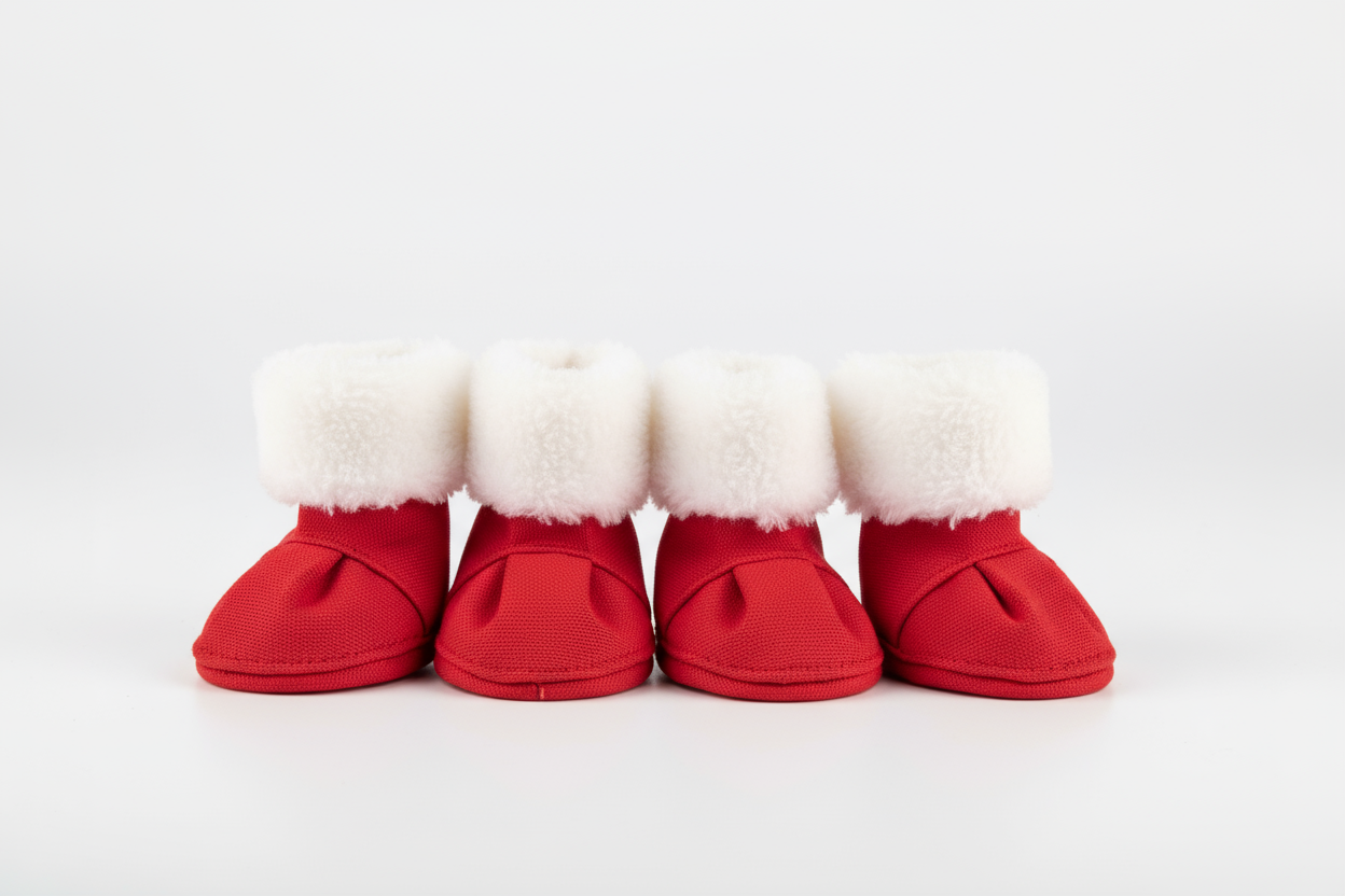 F&F Doggy Kitty Christmas Boots for Pets